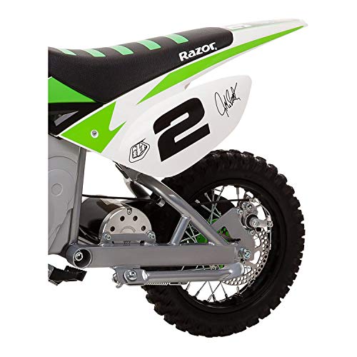 Razor Dirt Rocket SX500 McGrath Electric Motocross Bike for Kids Ages 14+ - 40 mins of Ride Time, For Riders up to 175 lbs