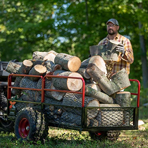 YUTRAX® HC1750 Trailer, Heavy-Duty Trailer, 1750 lb. Load Capacity, Heavy-Duty Steel Construction, Haul 28 Cub Feet, Minimal Assembly
