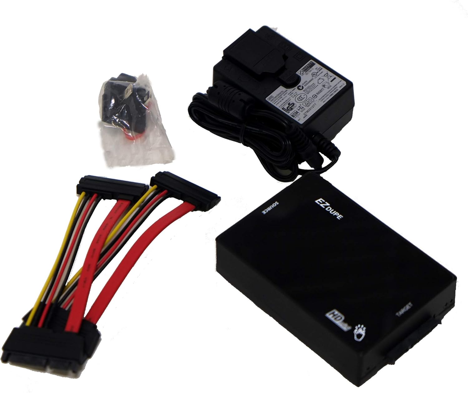 EZ Dupe 1 to 1 Hard Drive Duplicator with Touch Screen for 3.5 & 2.5 SATA HDD SSD Memory Storage