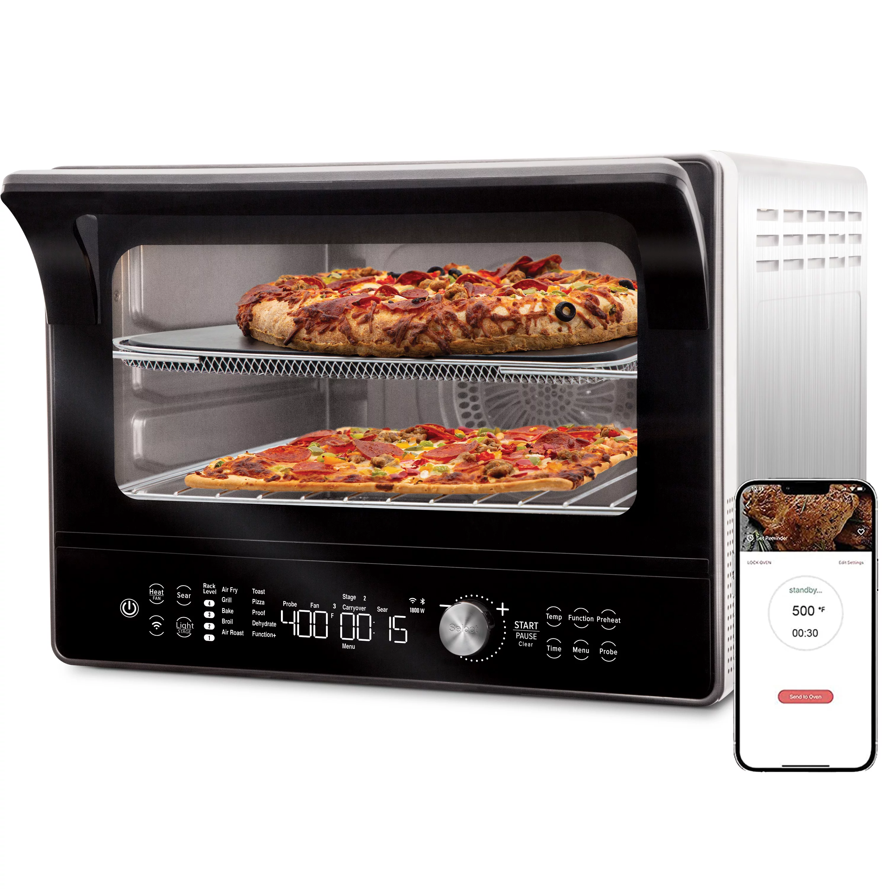 Nuwave 34 QT Pro-Smart IQ 360 Oven Air Fryer Grill