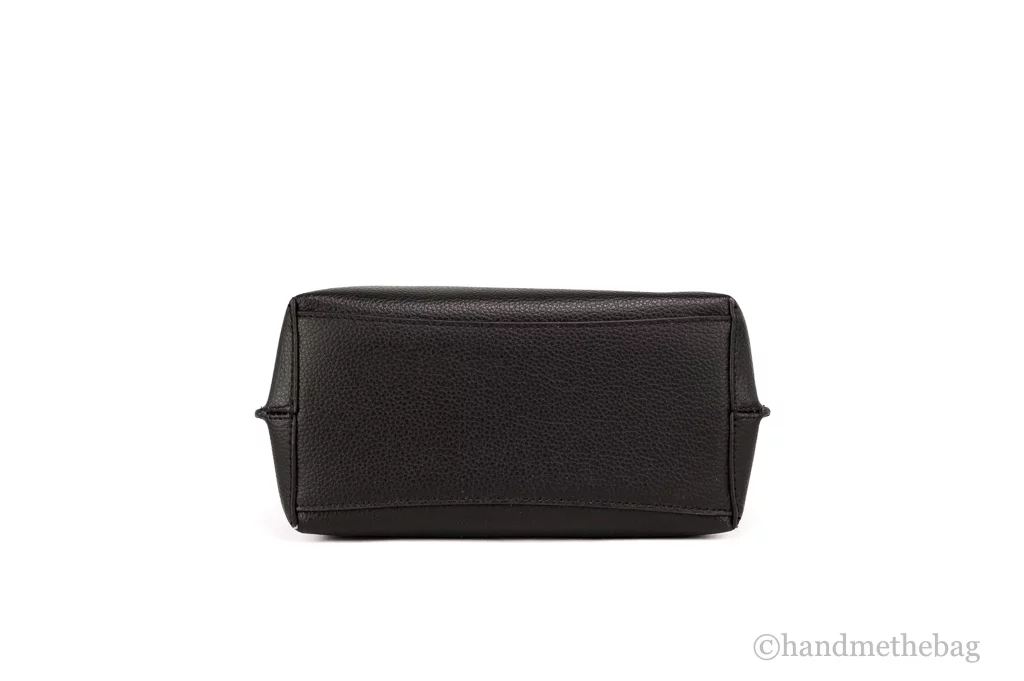 Coach (CA177) Mollie 22 Small Black Doublefaced Leather Bucket Crossbody Handbag - Radiant Selections