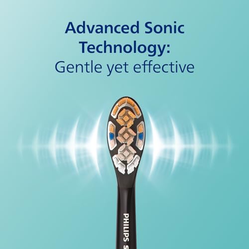 Philips Sonicare DiamondClean Smart 9300 Electric Toothbrush, Sonic Toothbrush with App, Pressure Sensor, Brush Head Detection