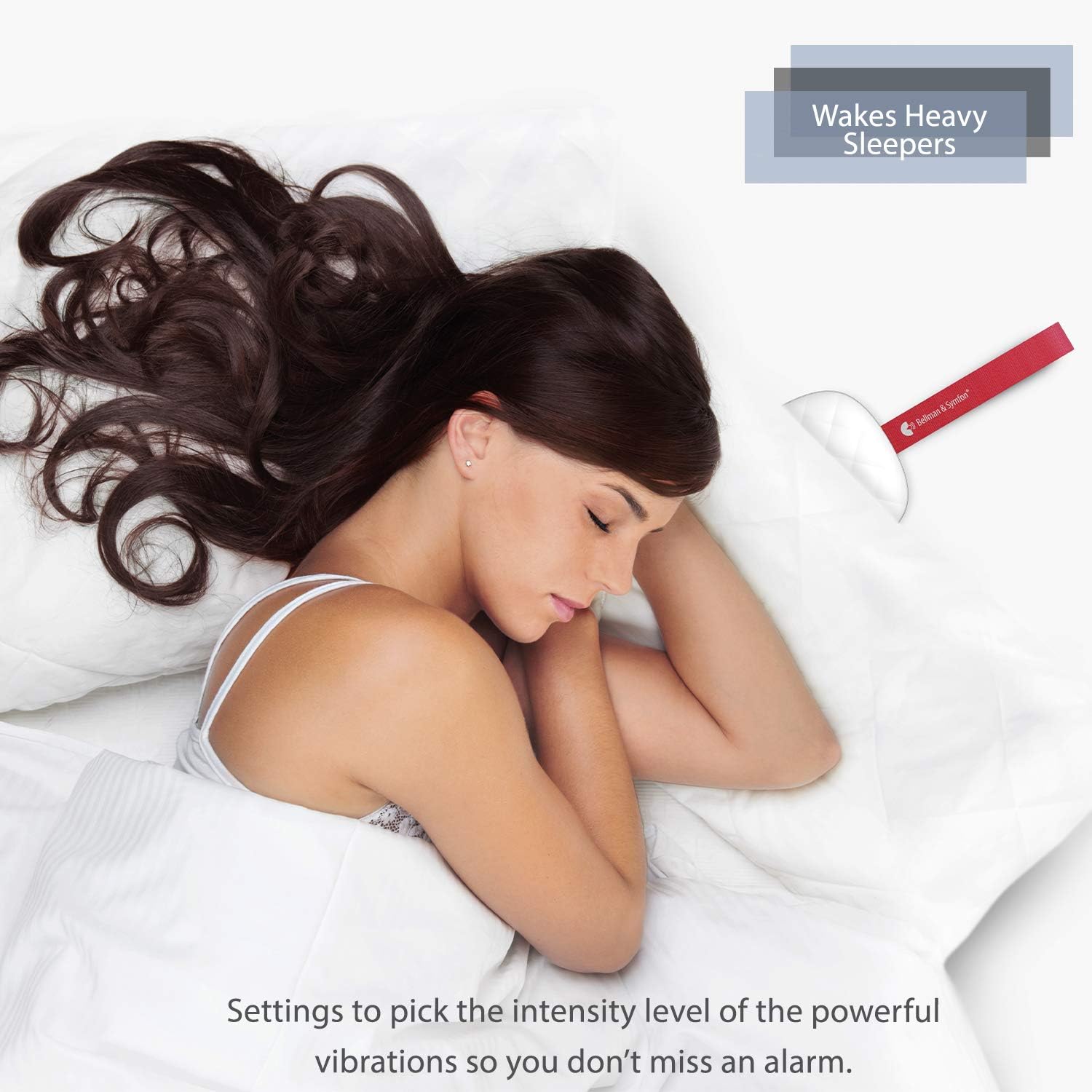 Bellman & Symfon Vibio - Wireless Bedshaker Alarm Connects to Mobile Device via Bluetooth