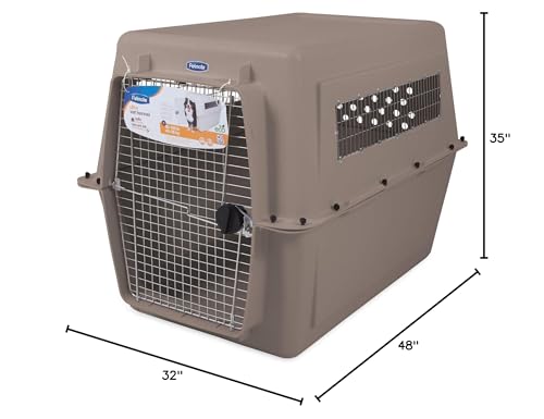 Petmate Ultra Vari Dog Kennel for Extra Large Dogs (Durable, Heavy Duty Dog Travel Crate, Made with Recycled Materials, 48 in. Long) 90 to 125 lbs