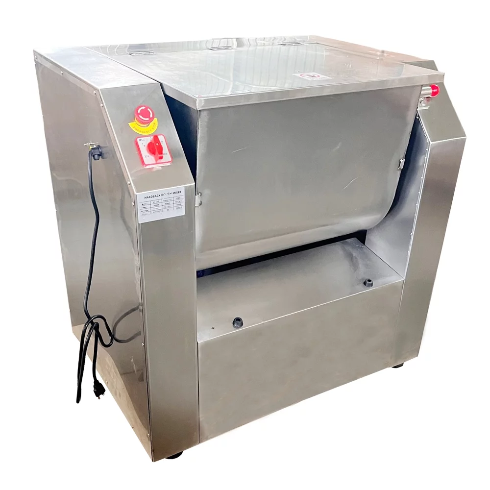 INTBUYING Commercial 50kg Electric Dough Mixer with Dough Knife for Dough Mixing Kneading
