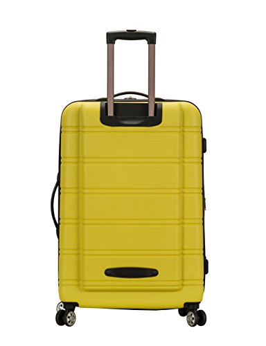 Rockland Melbourne Hardside Expandable Luggage with Spinner Wheels, 2TONEBLUE, 2 Piece (20/28)