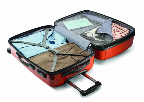 Samsonite Winfield 2 Hardside Expandable Luggage with Spinner Wheels, Brushed Anthracite, Checked-Large 28-Inch