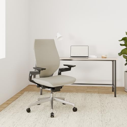 Steelcase Gesture Office Chair - Ergonomic Work Chair with Wheels for Carpet - Comfortable - Intuitive-to-Adjust for Desk - 360-Degree Arms