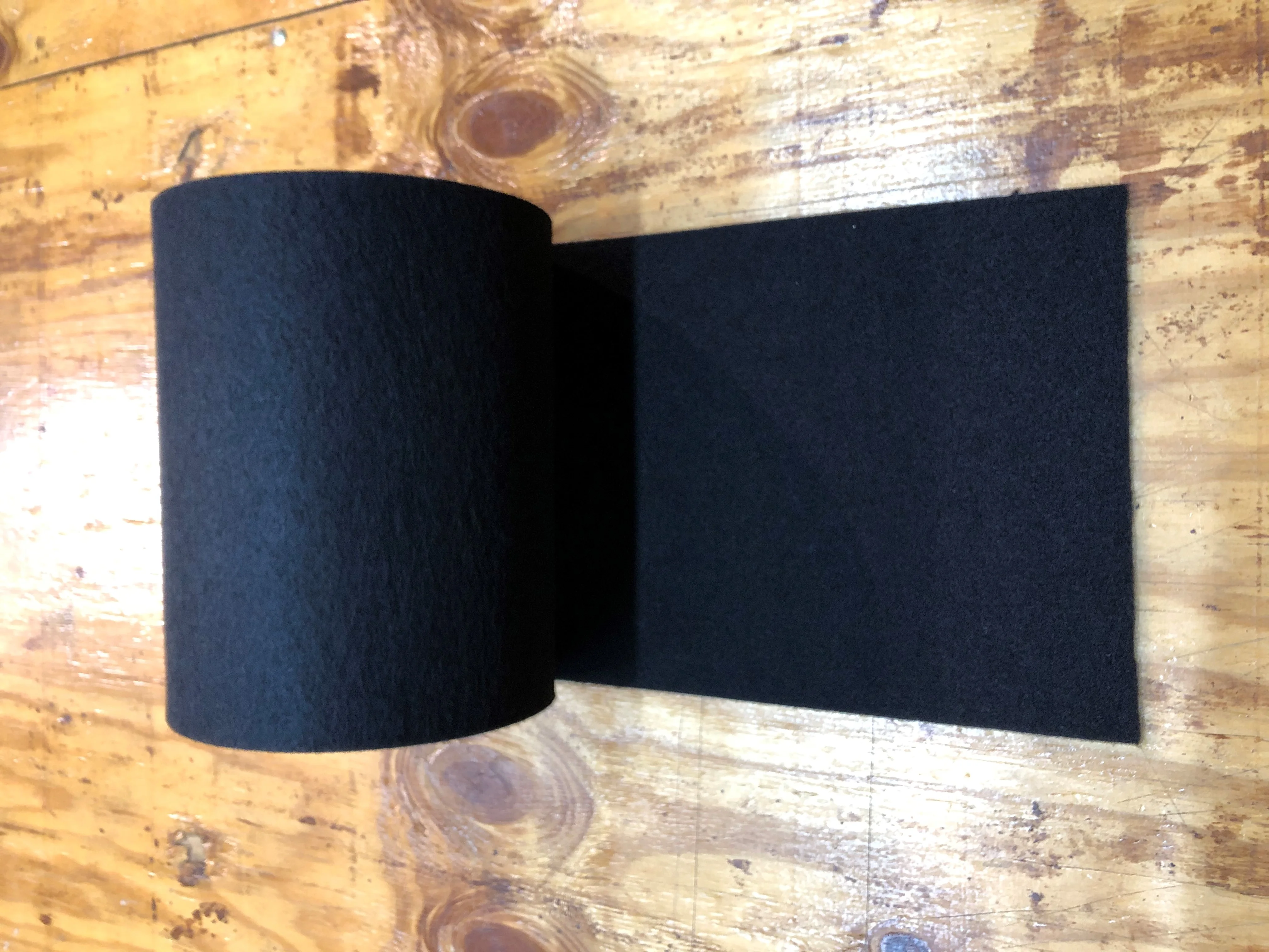 18 oz Marine Trailer Bunk Carpet - Black - 24"X50'