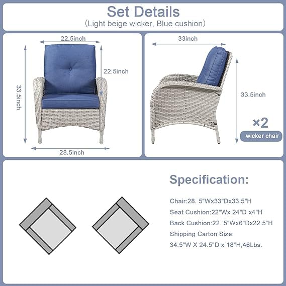 Patio Club Chair Wicker Chairs