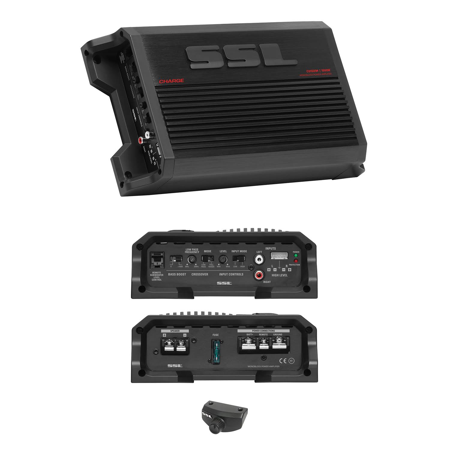 Sound Storm Laboratories CG1501M 1500 Watt Monoblock Class A/B Car SUB Amplifier