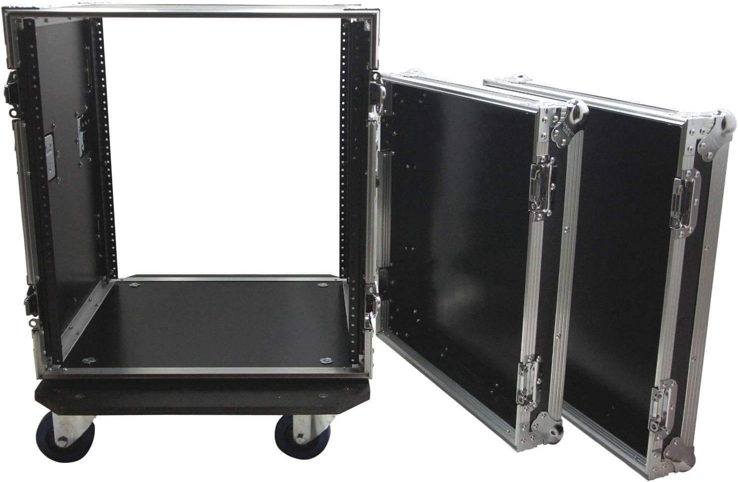 Harmony Cases HC6UAD DJ Flight Amp 6U Rack Space Road Travel Amplifier Case