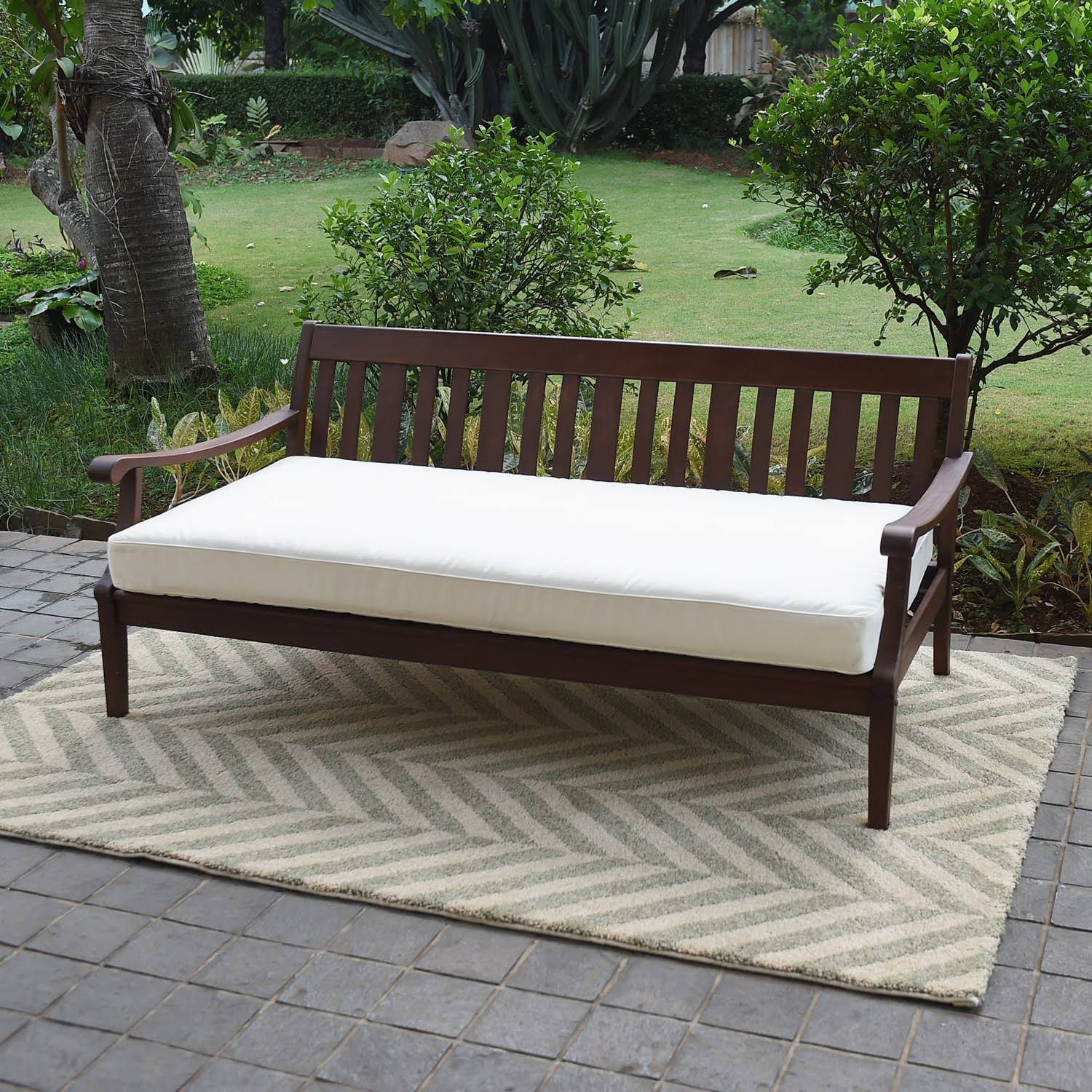 Cambridge Casual Como Daybed with CUSHION, Brown