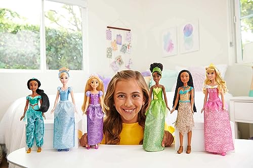 Mattel ​Disney Princess Toys, 13 Princess Fashion Dolls with Sparkling Clothing and Accessories, Inspired by Disney Movies, Gifts for Kids​