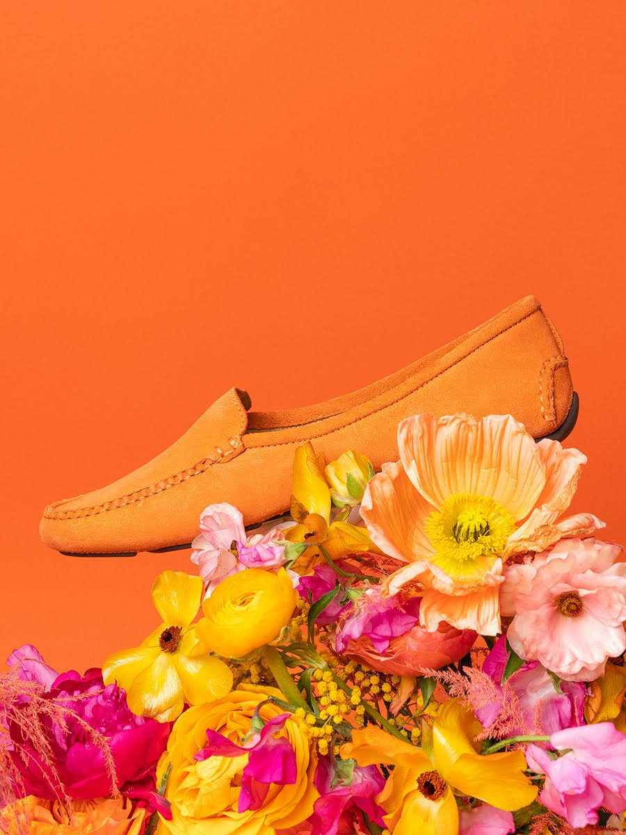 Patricia Green Jillian Driving Moccasin Tangerine / 9