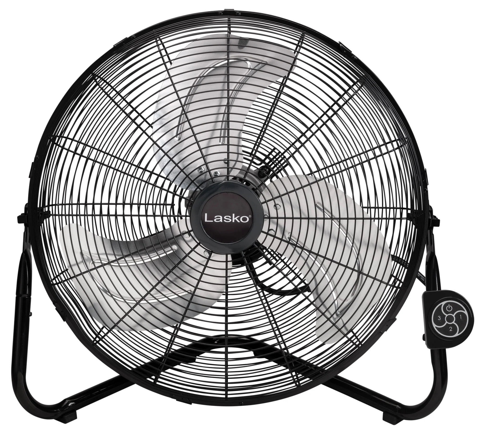 Lasko 20 High Velocity Floor Fan, Wall Mount Option and Remote, 22 H, Black, H20685, New