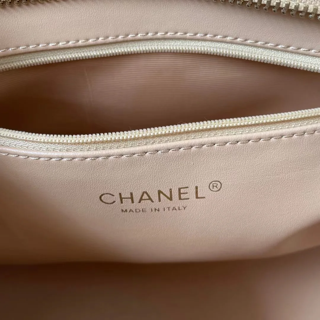Chanel Medallion Tote Shoulder Beige Bag For Women 29cm/11.4in