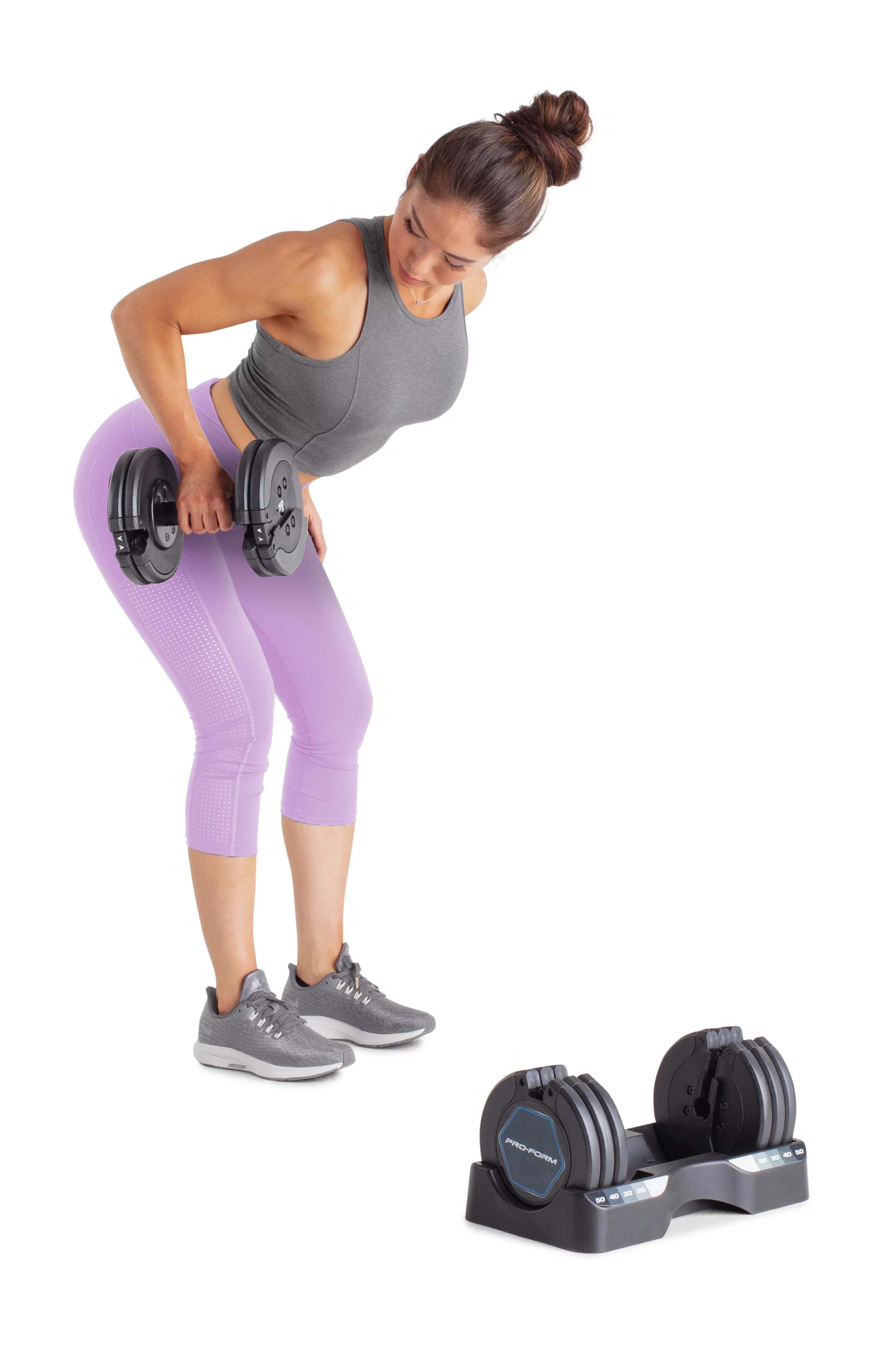 Set of Two ProForm 50 Lb. Adjustable Dumbbells