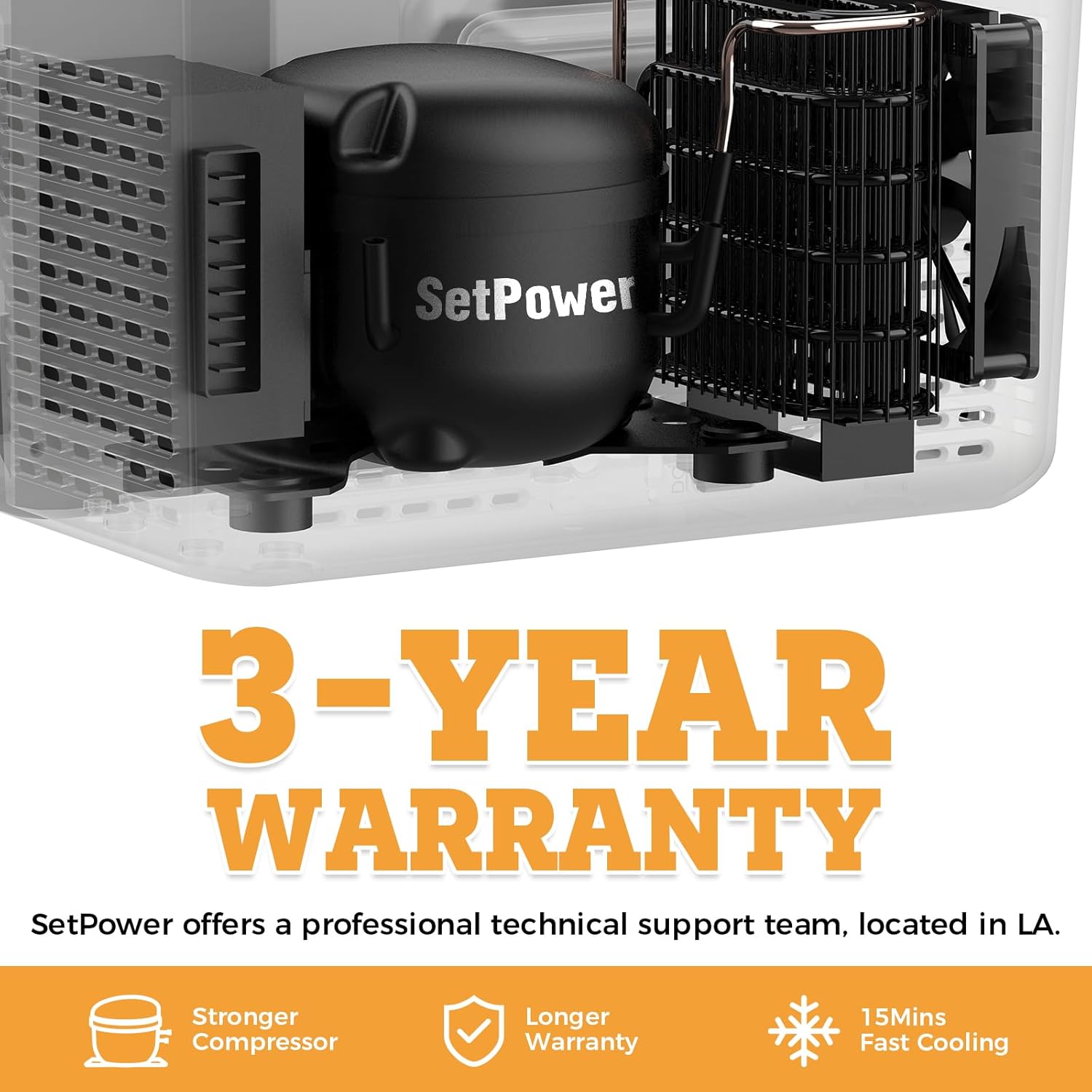Setpower RV60D PRO and MC20 Portable Fridge with Freezer, 60QT and 21QT, Dual Zone and Single Zone