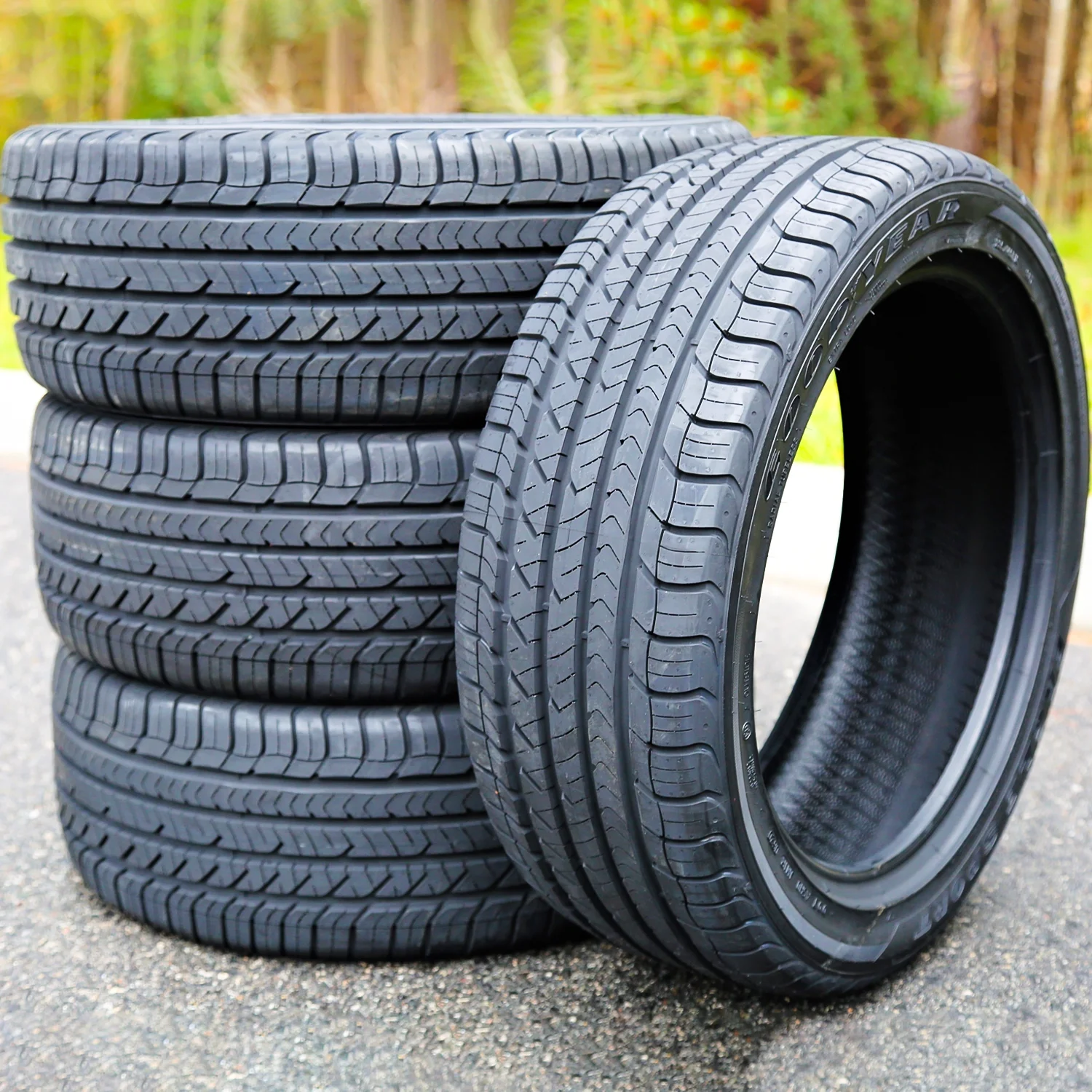 Goodyear Eagle Sport TZ 225/40R18 92Y High Performance Tire Fits: 2014-15 Honda Civic Si, 2013 Toyota Corolla LE