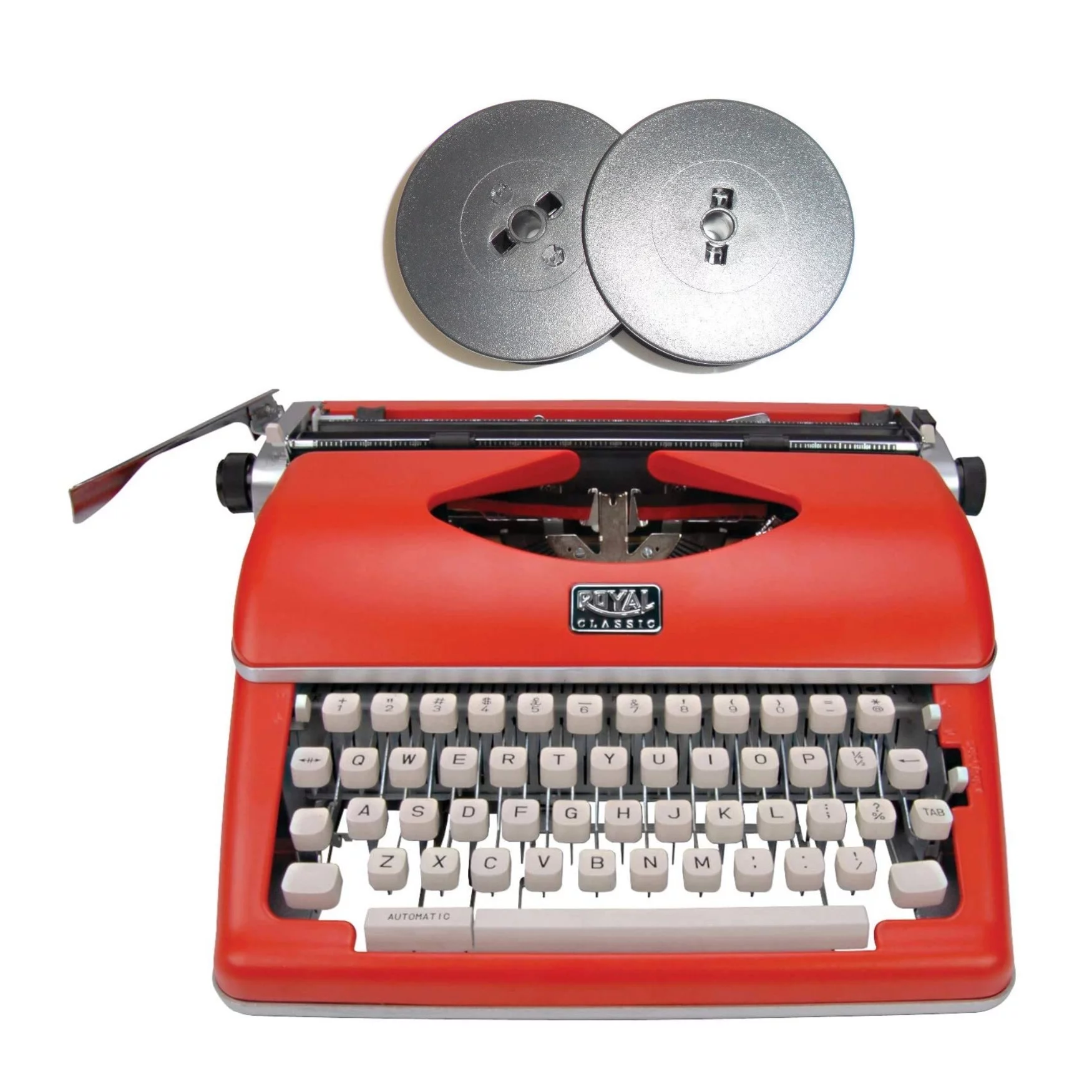 Royal Classic Retro Manual Typewriter (Red) with Extra Ribbons - Radiant Selections