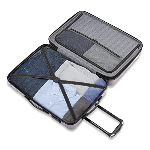 Samsonite Omni 2 Hardside Expandable Luggage with Spinner Wheels, 2-Piece Set (19/24), Lagoon Blue