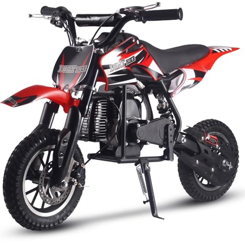MotoTec DB-01 50cc 2-Stroke Kids Gas Dirt Bike Blue