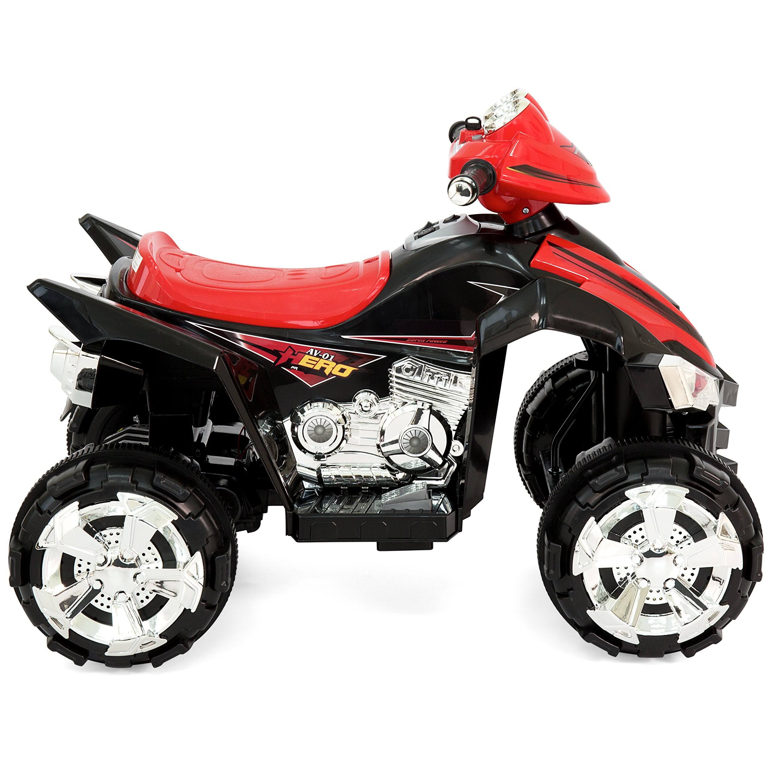 Best Choice Products Kids ATV Quad 4 Wheeler Ride on with 12V Battery Power Electric Power LED Lights