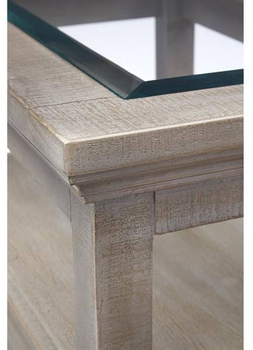 Magnussen Paxton Place Chairside End Table in Dovetail Grey