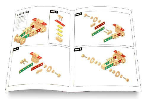 Melissa u0026 Doug Solid Wood Project Workbench Play Building Set