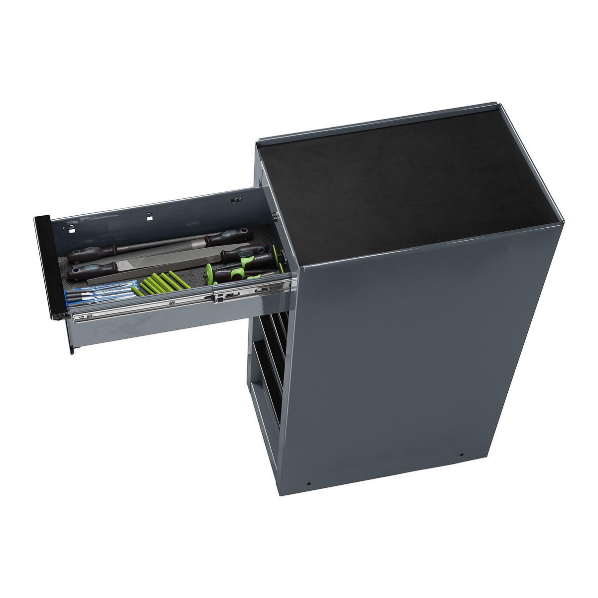 U.S. GENERAL 15 in. End Cabinet, Series 3, Slate Gray