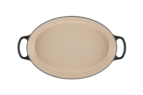 Le Creuset Enameled Cast Iron Signature Oval Baker, 3qt. Sea Salt