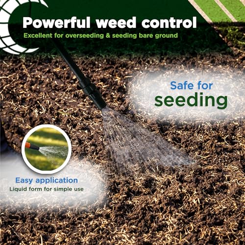 Syngenta Tenacity Herbicide - Pre-Emergent and Post-Emergent Weed Control, 8-oz. Liquid Weed Killer for Lawns and Turf Grasses