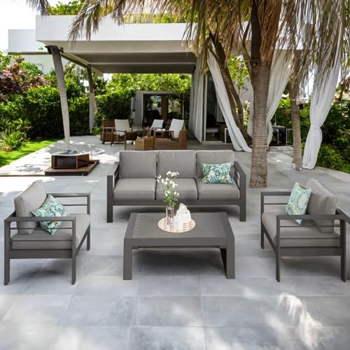 Solaste Aluminum Patio Furniture Set