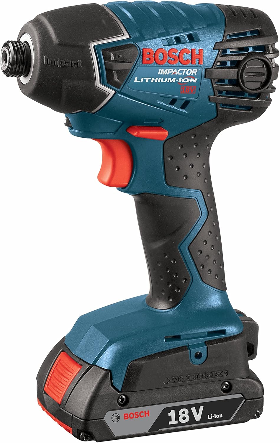Bosch 25618-02 18-Volt Lithium-Ion 1/4-Hex Impact Driver Kit with 2 Batteries, Charger and Bag