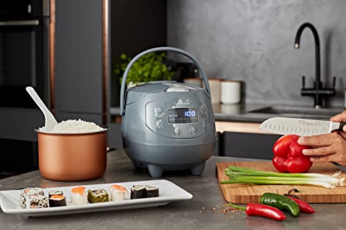 Yum Asia Panda Mini Rice Cooker With Ninja Ceramic Bowl and Advanced Fuzzy Logic (3.5 cup, 0.63 litre) 4 Rice Cooking Functions