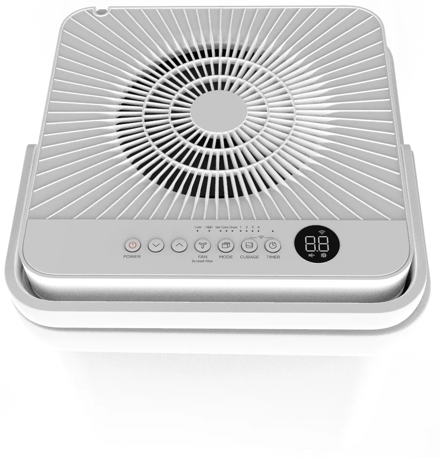 Midea Cube 50-Pint Smart WiFi Dehumidifier with Pump, Coverage up to 4,500 sq. ft. - Radiant Selections
