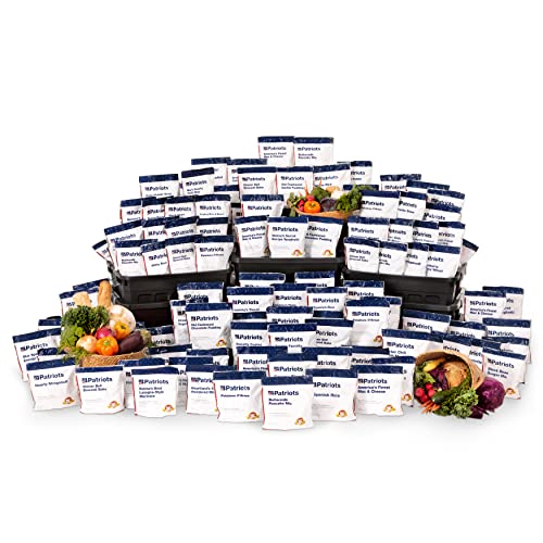 4Patriots 2-Week Survival Food Kit: Emergency Food Supply Designed to Last 25 Years, 84 Servings