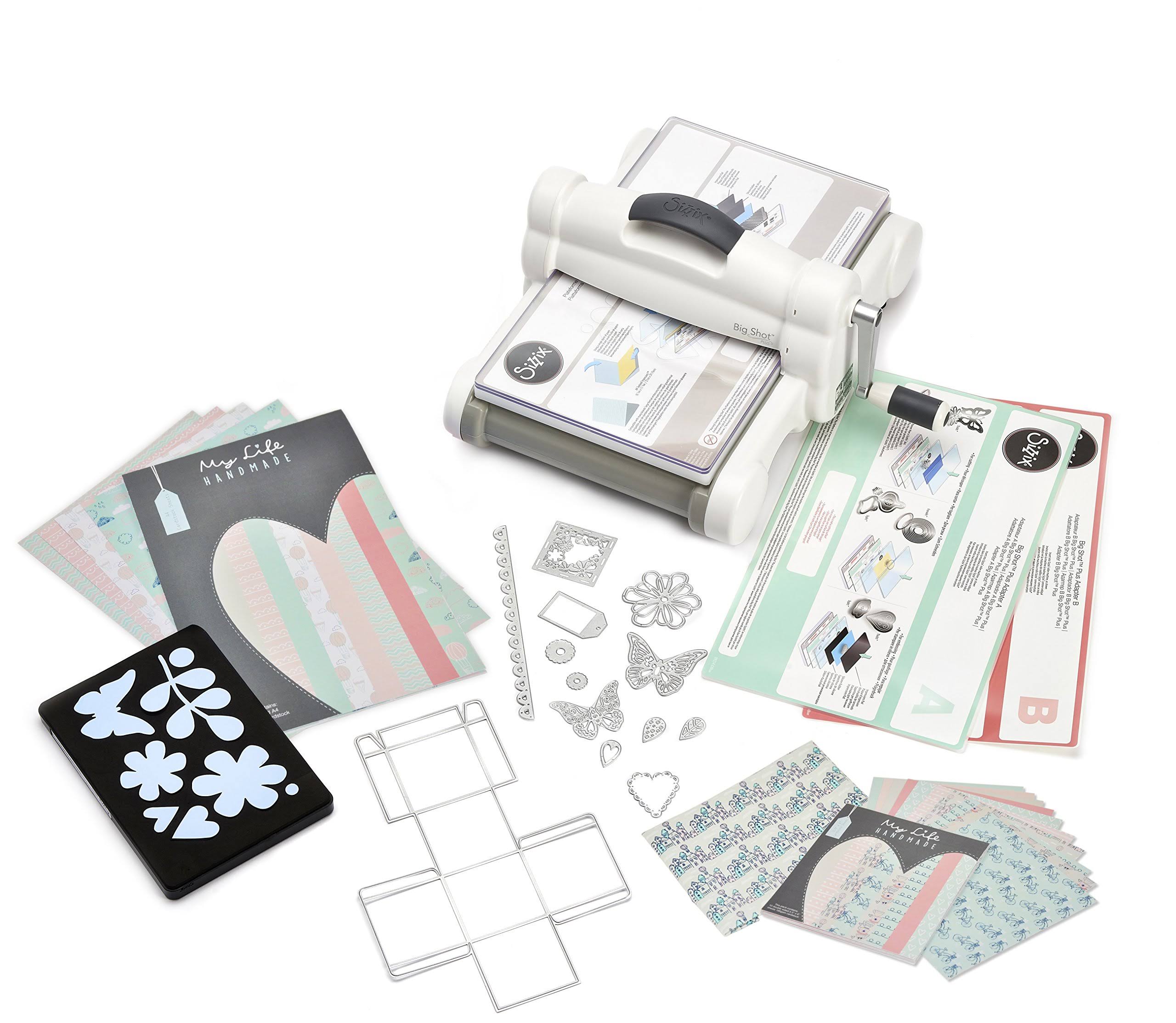 Sizzix Big Shot Plus Die Cutting &amp; Embossing Machine - Starter Kit - Megean