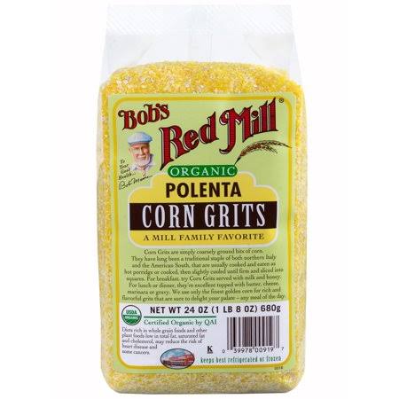 Bob&s Red Mill, Organic, Polenta, Corn Grits, 24 oz (Pack of 12)