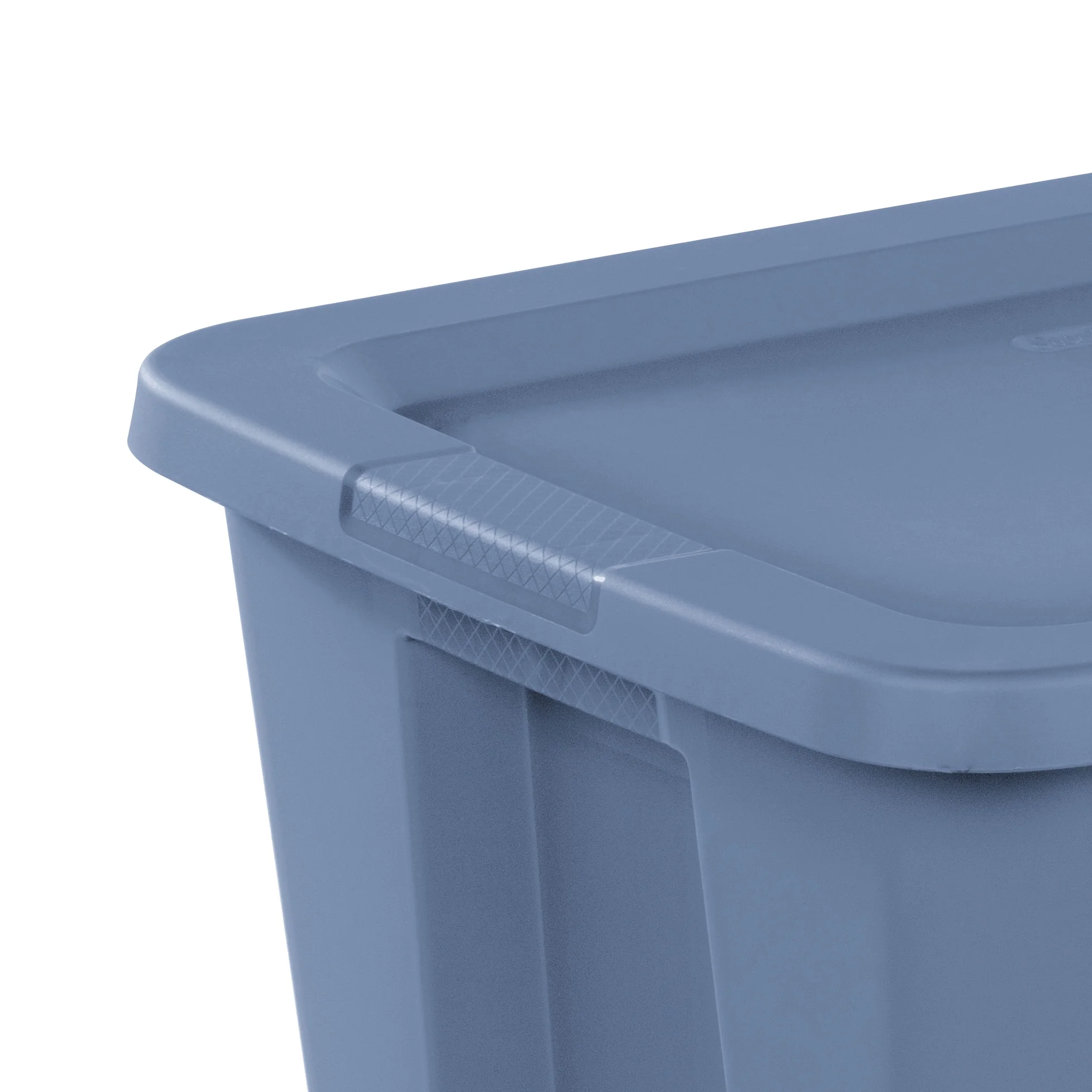 Sterilite 18 Gallon Tote Box Plastic, Gray, Set of 8