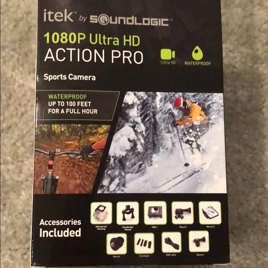Itek Action Pro 720p Ultra HD Sports Camera