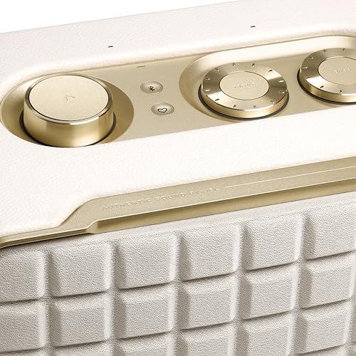 JBL Authentics 200 - Retro Style Smart Home Speaker with Built in Wi-Fi, Bluetooth and Voice Assistants, Alexa and Google Assistant