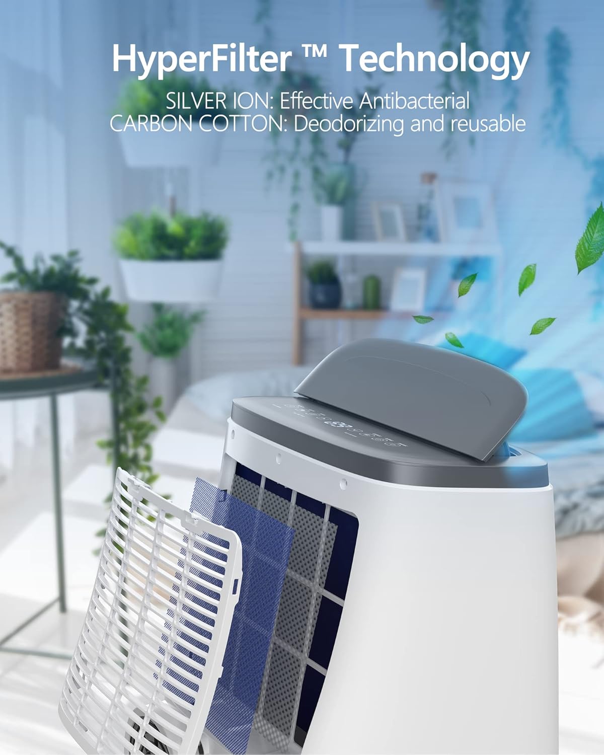ac-14000 14000 BTU Portable Air Conditioners, White&Grey