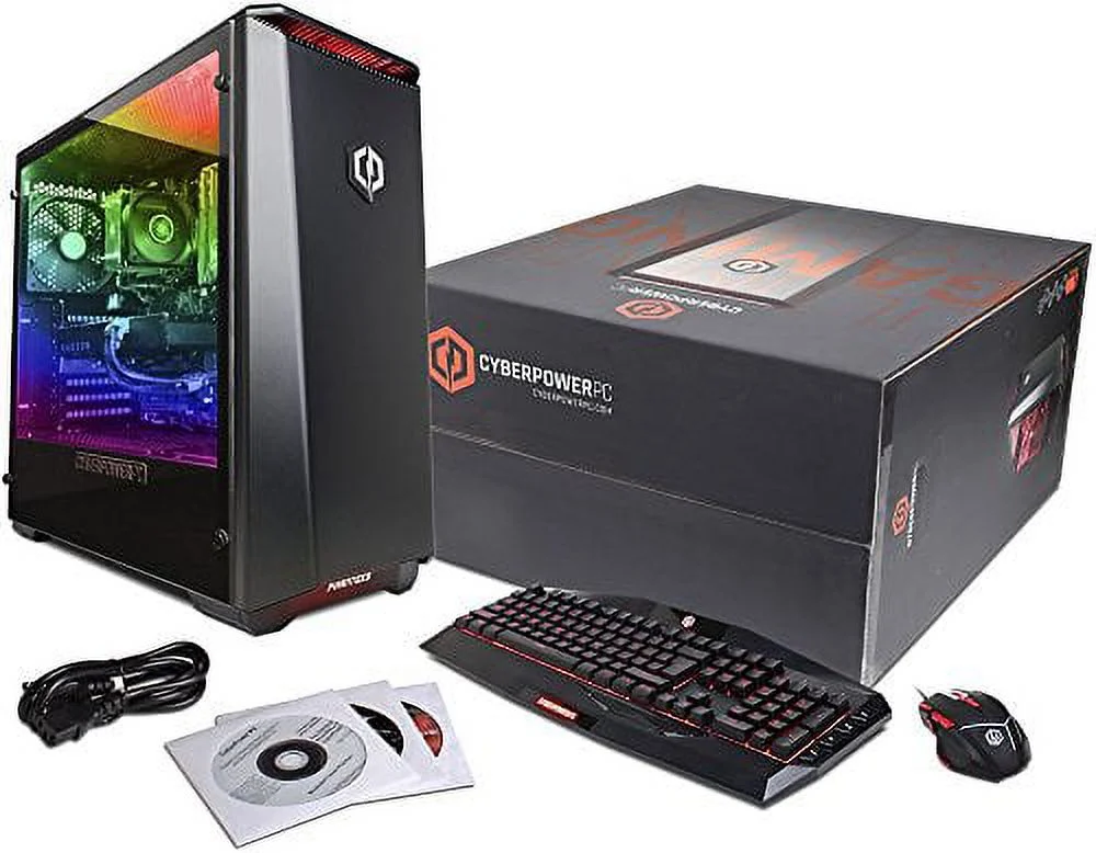 HTC Vive 2 Items Starter Bundle:Virtual-Reality VR Headset and CyberPowerPC Gamer UltraVR Ready Desktop AMD FX-8350 Eight-core 8GB Memory AMD Radeon