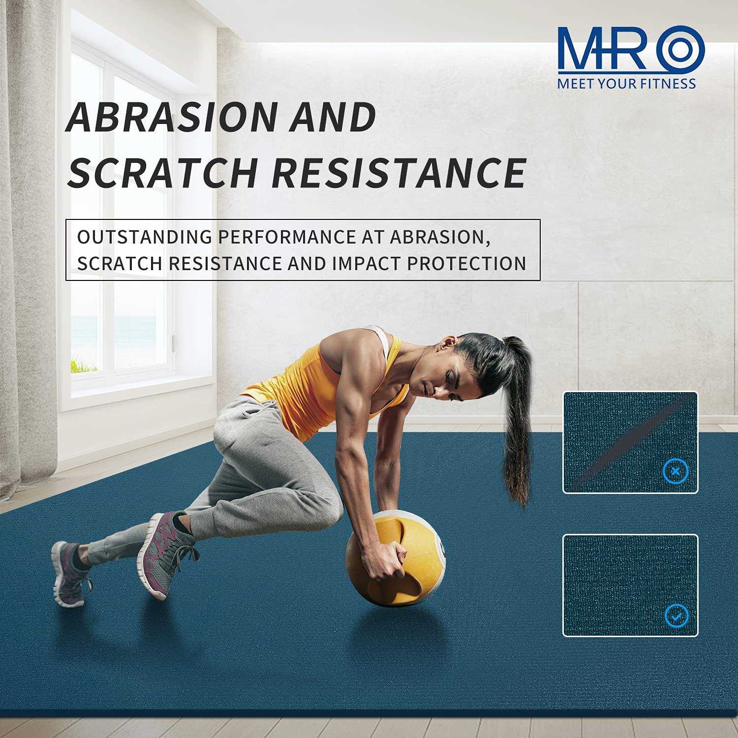 Extra Large Exercise Mat Workout Mats for Home Gym Flooring - Sports Supplies Online Store