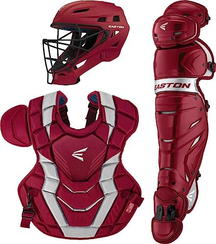Easton | Elite X 2.0 Baseball Catcher's Equipment | Box Set | NOCSAE Approved | Youth/Intermediate/Adult | Multiple Colors