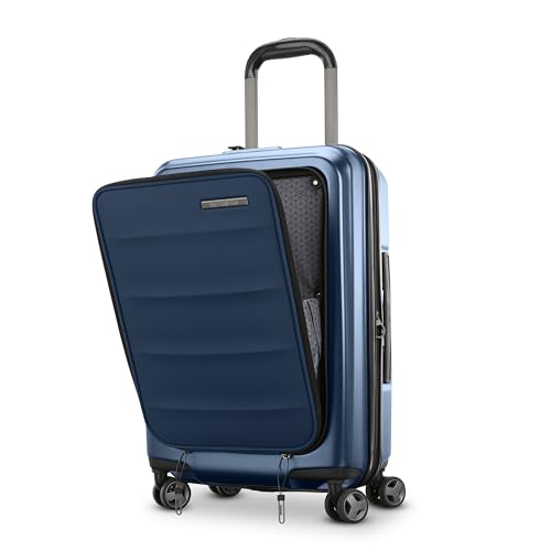 Samsonite Carry-On Pro Front Pocket Hardside Expandable 21-Inch Octiv Luggage: Durable & Impact Resistant, 360° Aero Trac Spinner Wheels