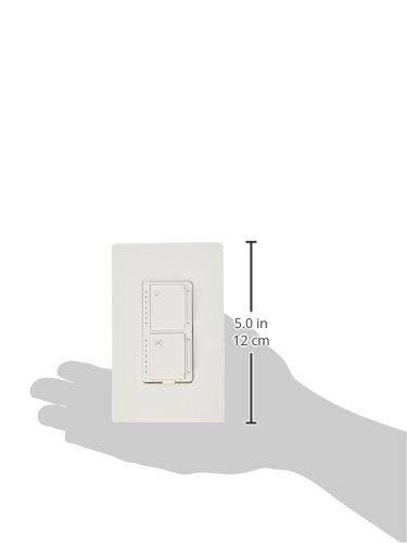 Lutron MA-LFQHW-WH Maestro Fan Control and Dimmer Kit, White