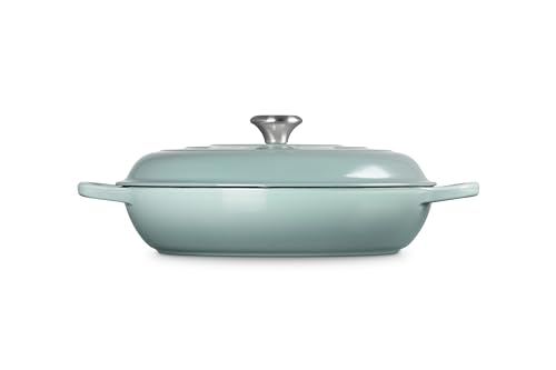 Le Creuset Enameled Cast Iron Signature Braiser, 3.5 qt., Marseille